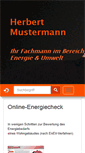 Mobile Screenshot of energie-check.de